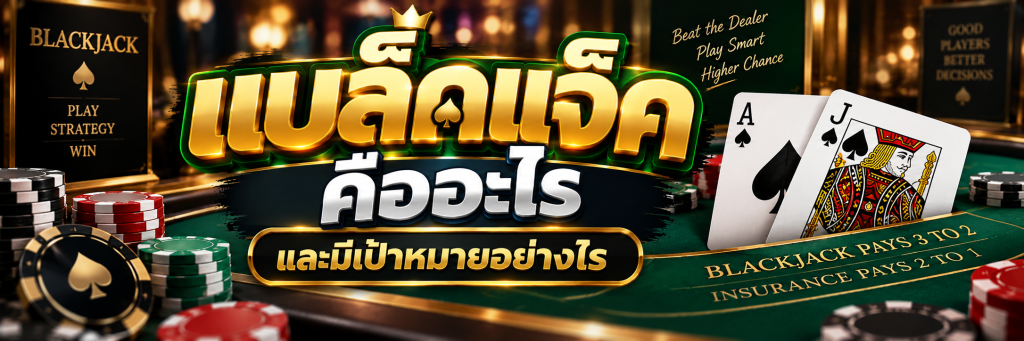 แบล็คแจ็ค คืออะไร และมีเป้าหมายอย่างไร